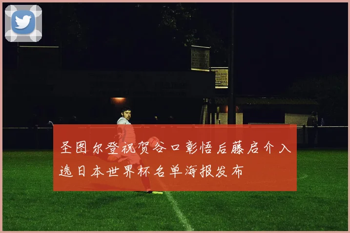 圣图尔登祝贺谷口彰悟后藤启介入选日本世界杯名单海报发布